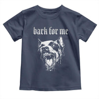 Bark For Me Toddler T Shirt Gothic Dog Graphic