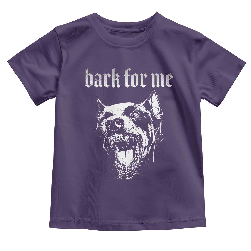 Bark For Me Toddler T Shirt Gothic Dog Graphic