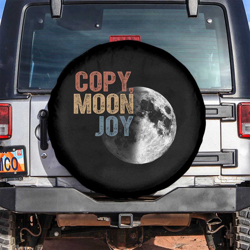 Copy Moon Joy Spare Tire Cover Funny Lunar Quote Graphic