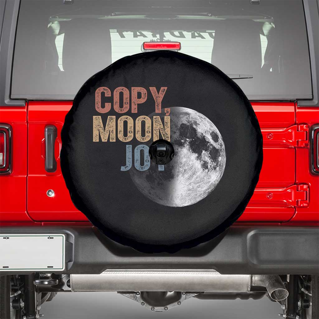 Copy Moon Joy Spare Tire Cover Funny Lunar Quote Graphic
