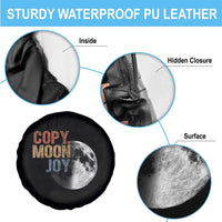 Copy Moon Joy Spare Tire Cover Funny Lunar Quote Graphic