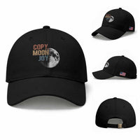 Copy Moon Joy Baseball Cap Funny Lunar Quote Graphic