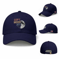 Copy Moon Joy Baseball Cap Funny Lunar Quote Graphic