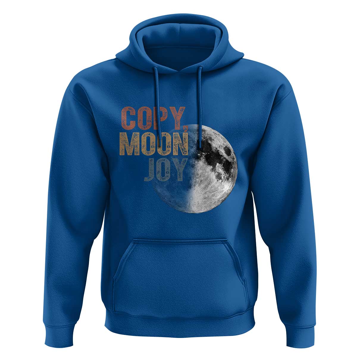 Copy Moon Joy Hoodie Funny Lunar Quote Graphic