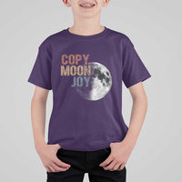 Copy Moon Joy T Shirt For Kid Funny Lunar Quote Graphic