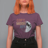 Copy Moon Joy T Shirt For Women Funny Lunar Quote Graphic
