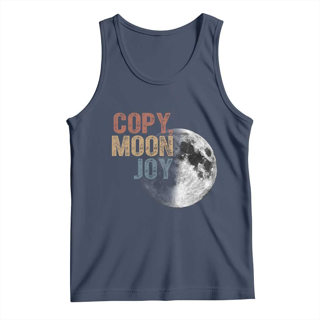 Copy Moon Joy Tank Top Funny Lunar Quote Graphic