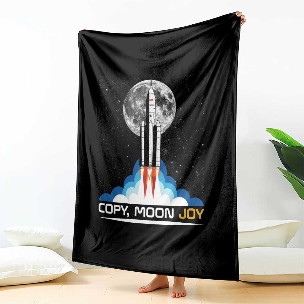 Copy Moon Joy Throw Blanket Rocket Launch Full Moon