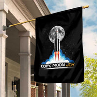 Copy Moon Joy Garden Flag Rocket Launch Full Moon