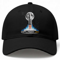 Copy Moon Joy Baseball Cap Rocket Launch Full Moon