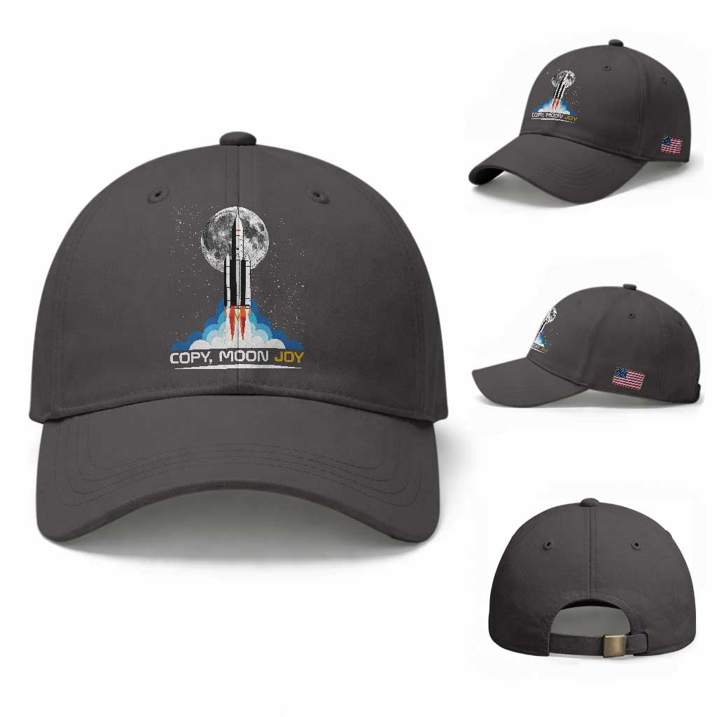 Copy Moon Joy Baseball Cap Rocket Launch Full Moon