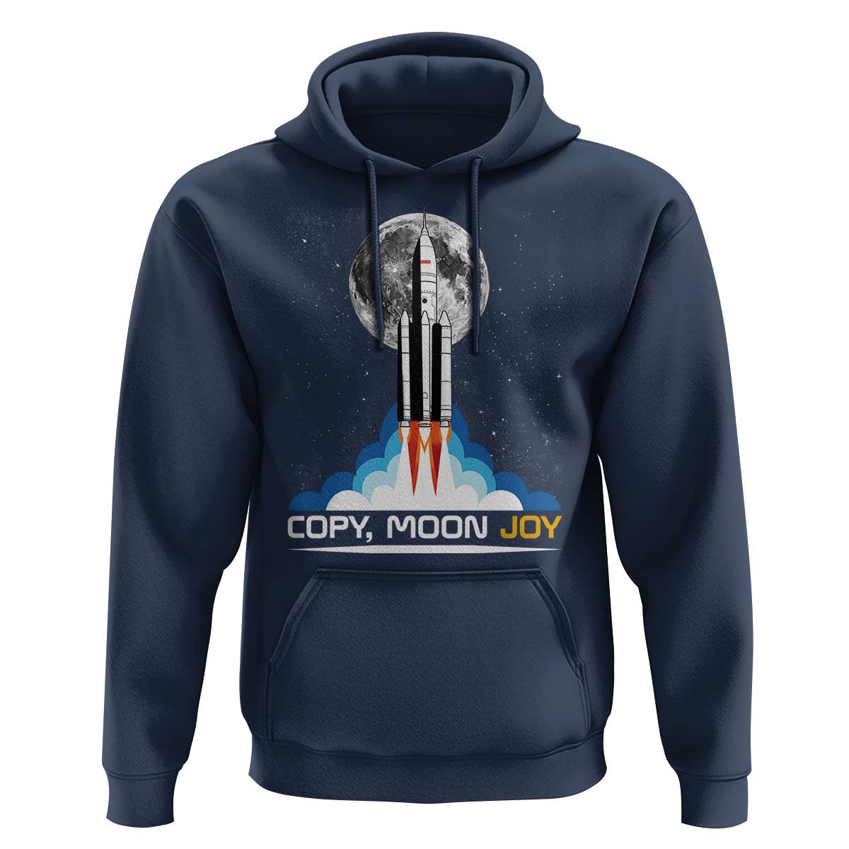Copy Moon Joy Hoodie Rocket Launch Full Moon