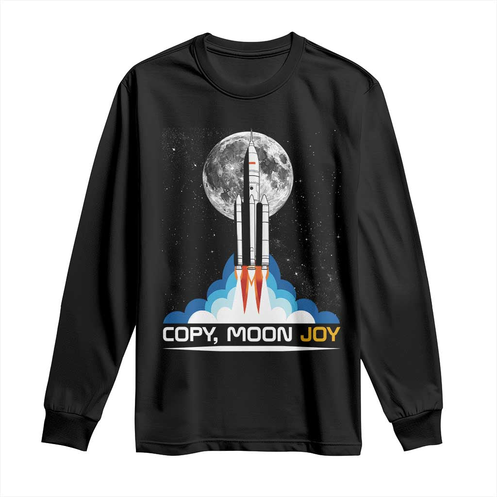 Copy Moon Joy Long Sleeve Shirt Rocket Launch Full Moon
