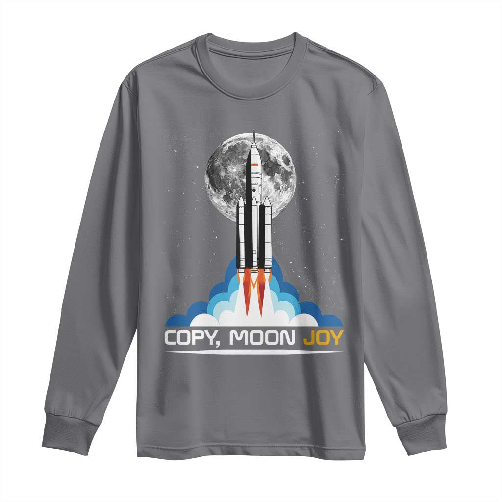 Copy Moon Joy Long Sleeve Shirt Rocket Launch Full Moon