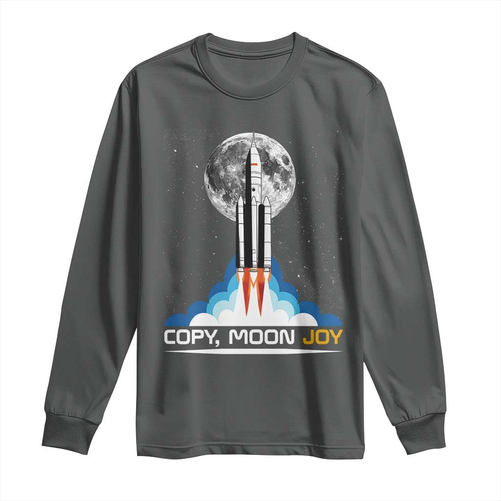 Copy Moon Joy Long Sleeve Shirt Rocket Launch Full Moon