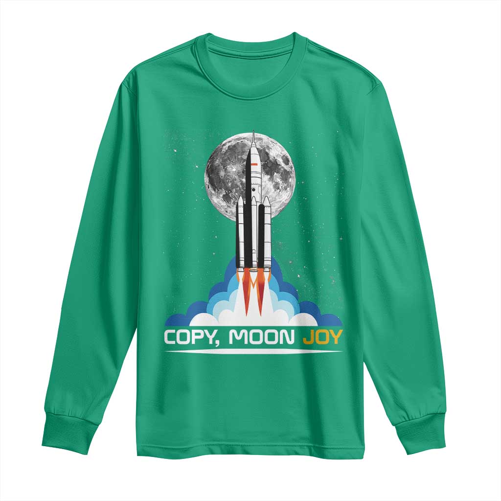 Copy Moon Joy Long Sleeve Shirt Rocket Launch Full Moon