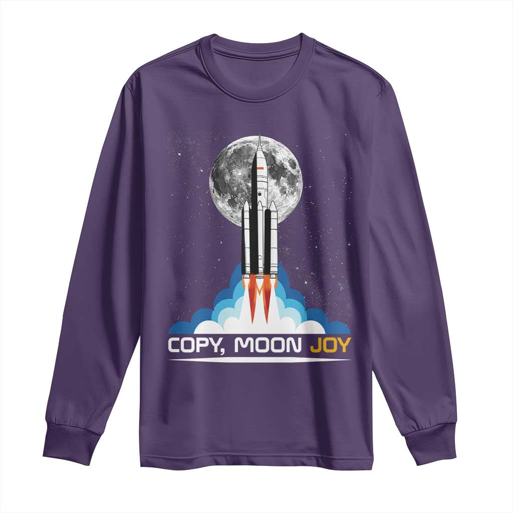 Copy Moon Joy Long Sleeve Shirt Rocket Launch Full Moon