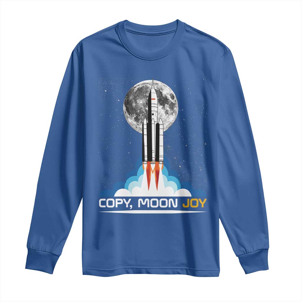 Copy Moon Joy Long Sleeve Shirt Rocket Launch Full Moon