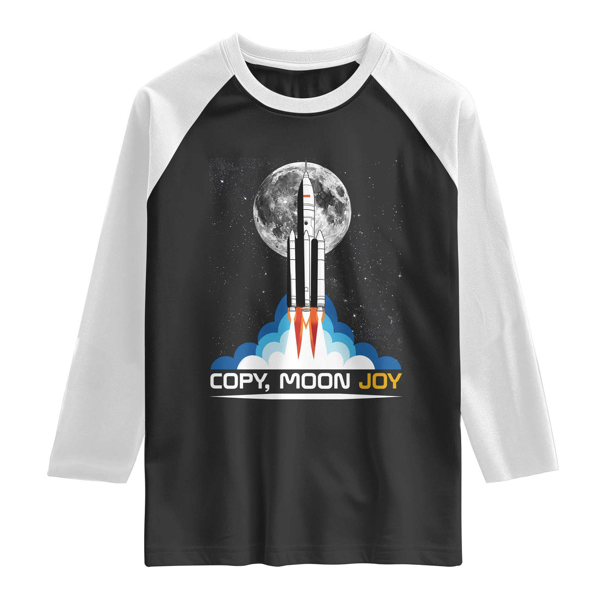 Copy Moon Joy Raglan Shirt Rocket Launch Full Moon