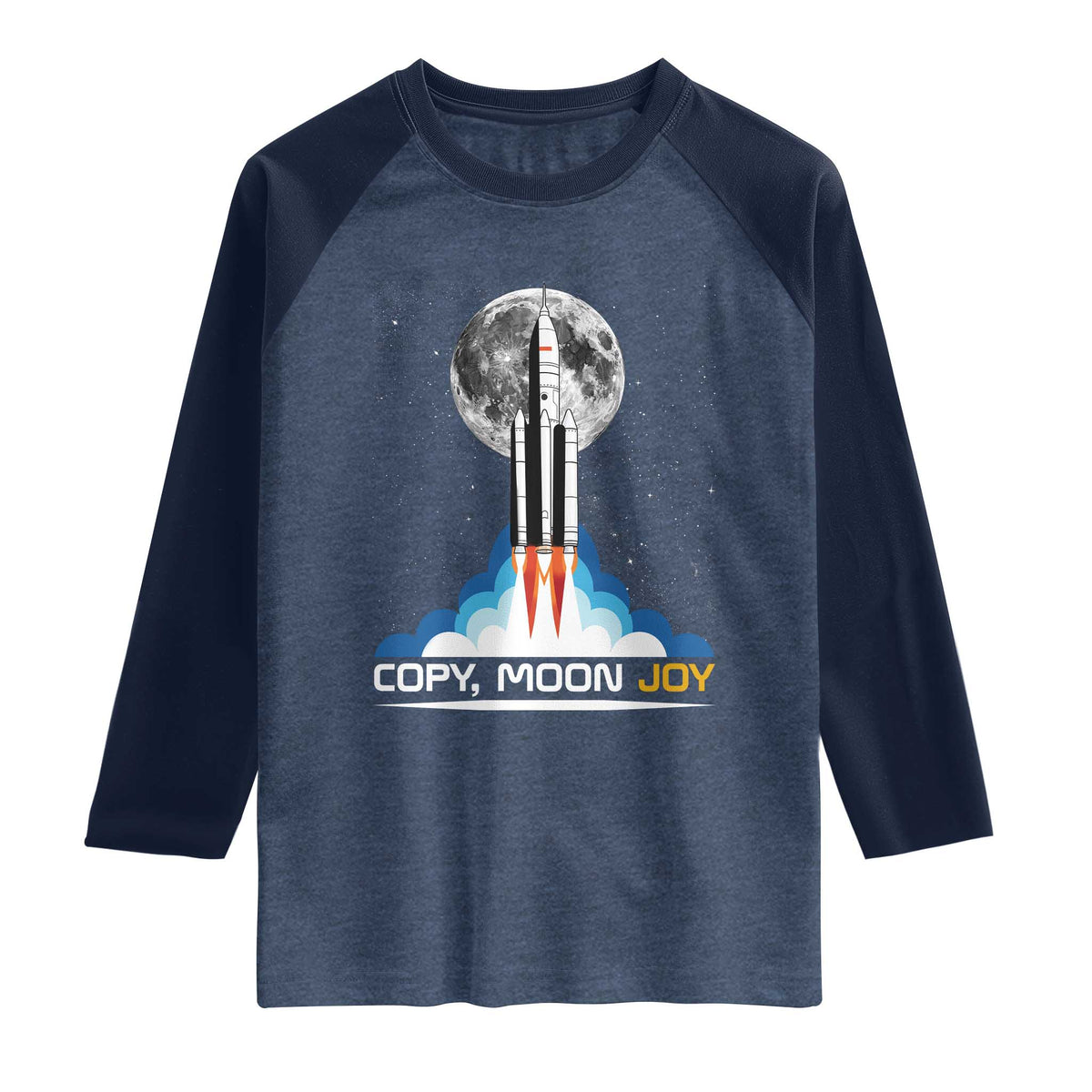 Copy Moon Joy Raglan Shirt Rocket Launch Full Moon