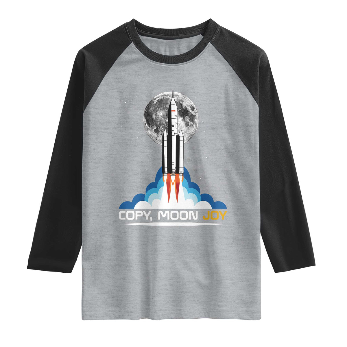 Copy Moon Joy Raglan Shirt Rocket Launch Full Moon