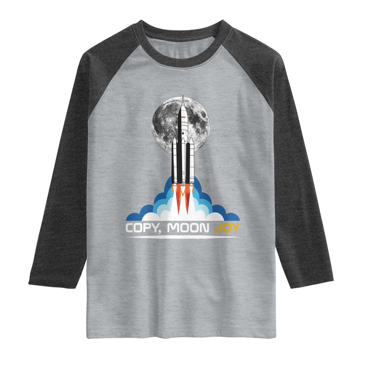 Copy Moon Joy Raglan Shirt Rocket Launch Full Moon