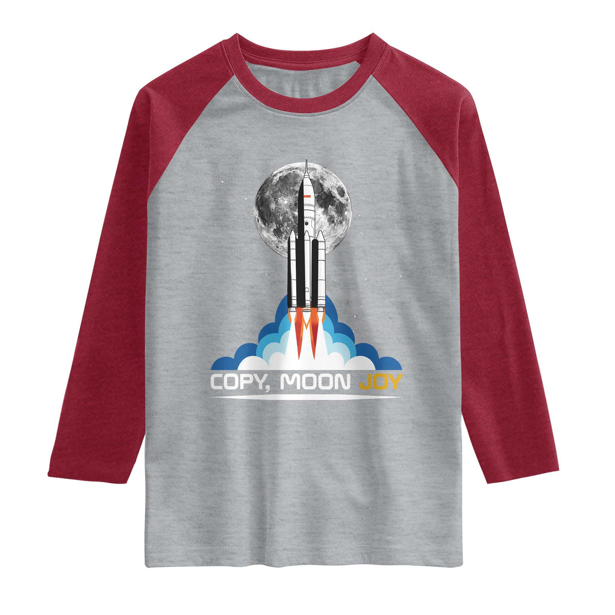 Copy Moon Joy Raglan Shirt Rocket Launch Full Moon
