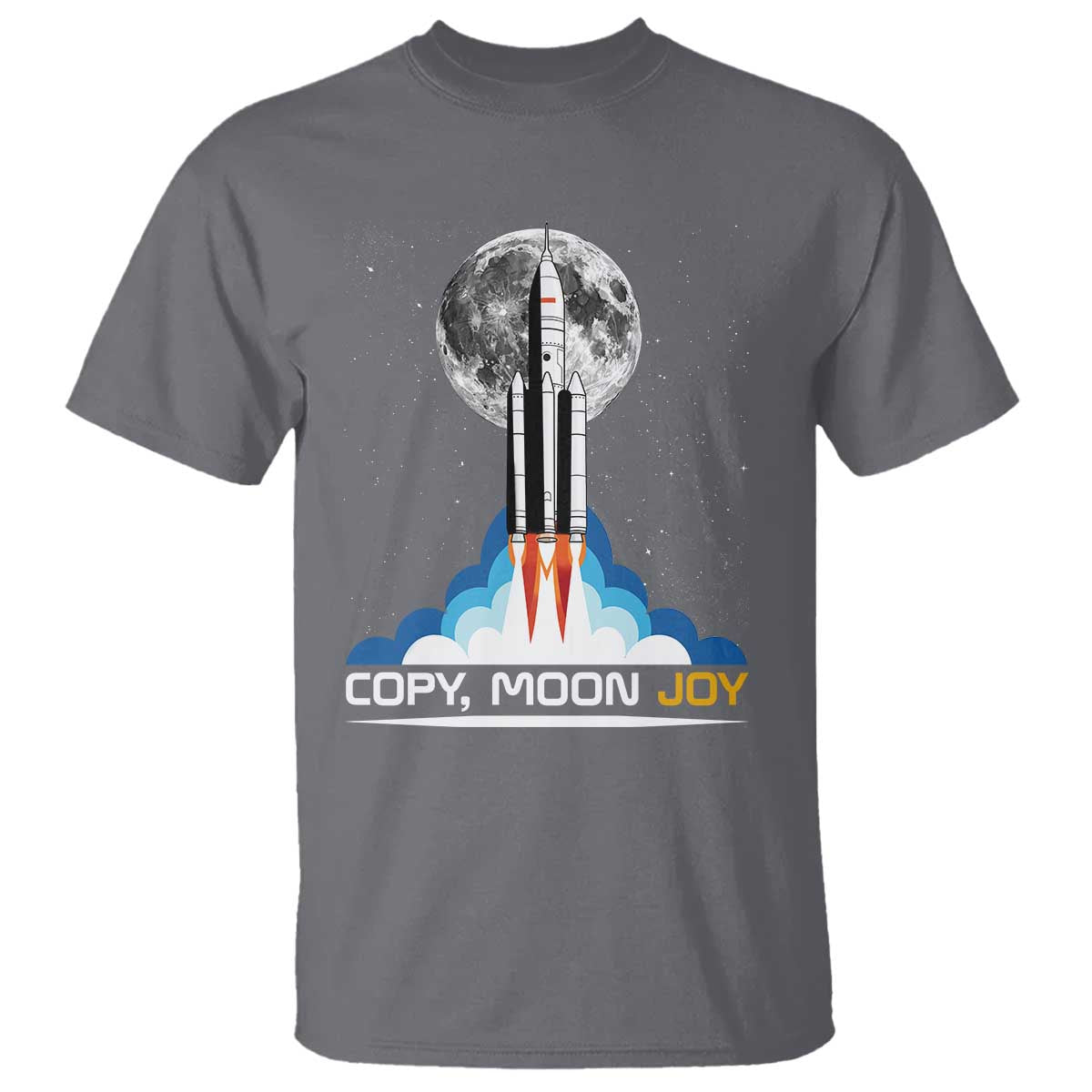 Copy Moon Joy T Shirt Rocket Launch Full Moon