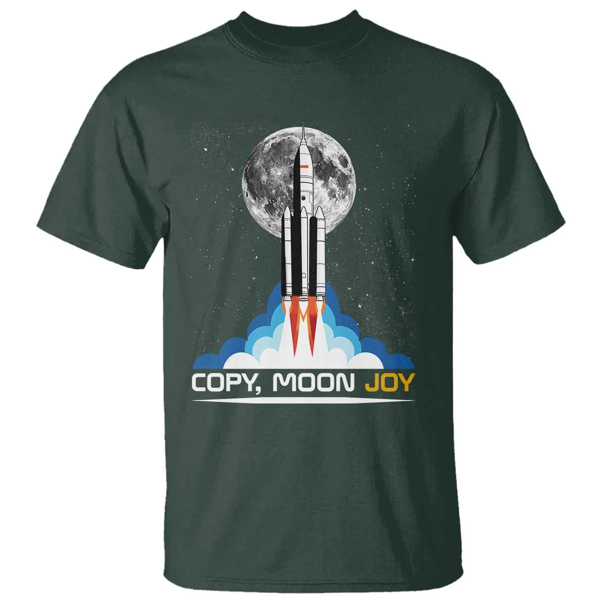 Copy Moon Joy T Shirt Rocket Launch Full Moon