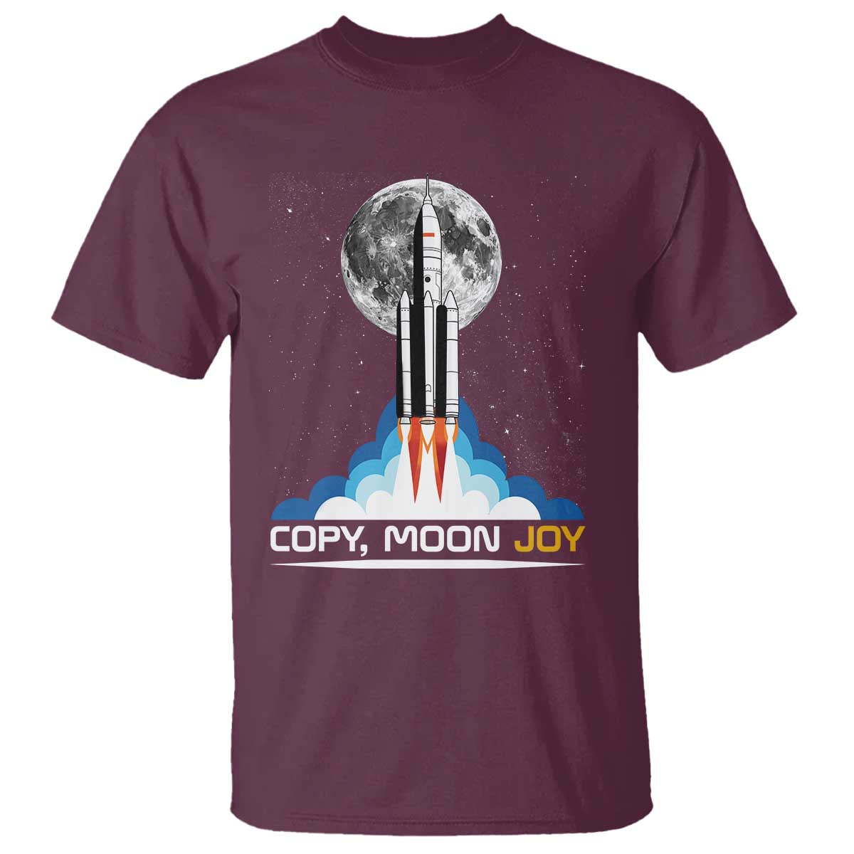 Copy Moon Joy T Shirt Rocket Launch Full Moon