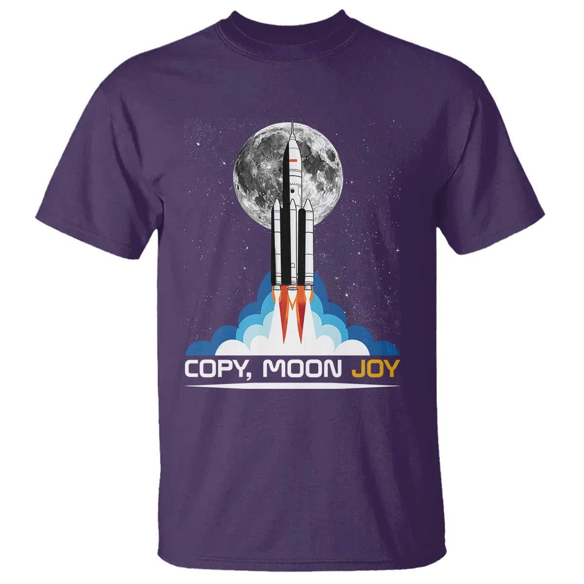 Copy Moon Joy T Shirt Rocket Launch Full Moon