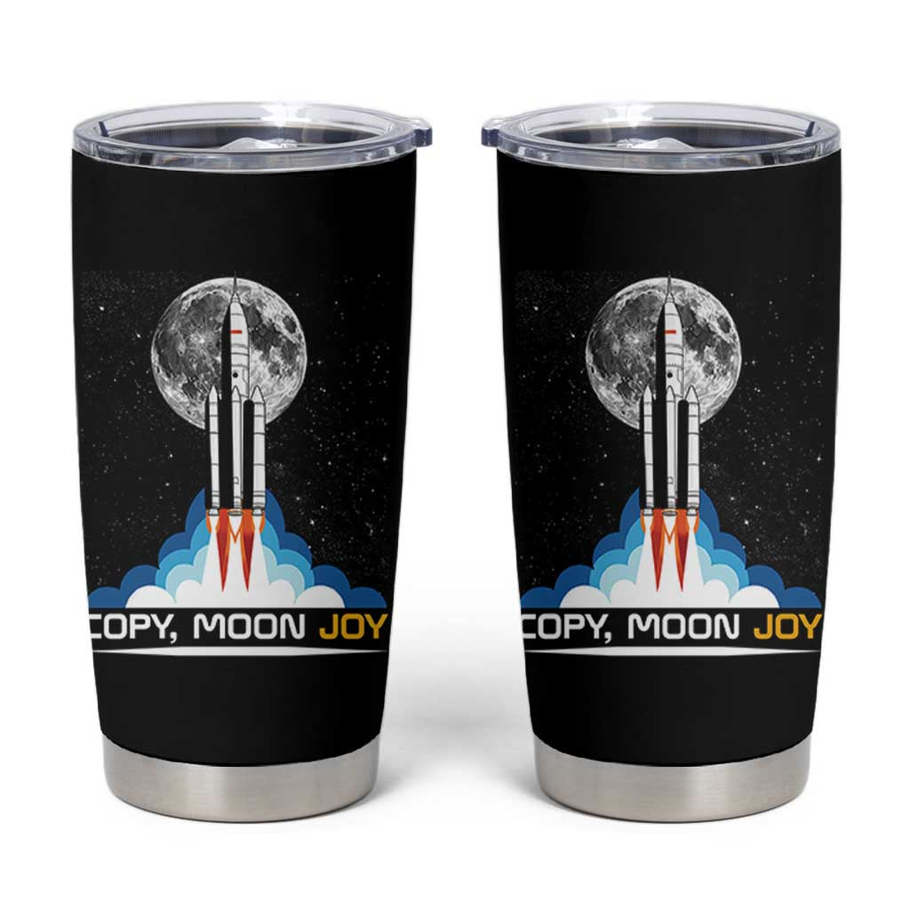 Copy Moon Joy Tumbler Cup Rocket Launch Full Moon