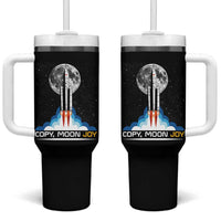Copy Moon Joy Tumbler With Handle Rocket Launch Full Moon