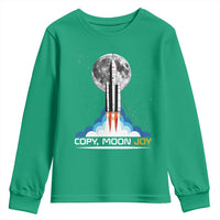 Copy Moon Joy Youth Sweatshirt Rocket Launch Full Moon