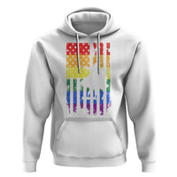 Rodeo Gay Cowboy Western LGBTQ Rainbow Flag Hoodie