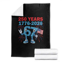 250th America Anniversary Throw Blanket Funny Italian Brainrot Meme 4th of July