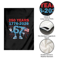 250th America Anniversary Garden Flag Funny Italian Brainrot Meme 4th of July