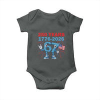 250th America Anniversary Baby Onesie Funny Italian Brainrot Meme 4th of July