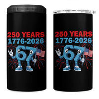 250th America Anniversary 4 in 1 Can Cooler Tumbler Funny Italian Brainrot Meme 4th of July