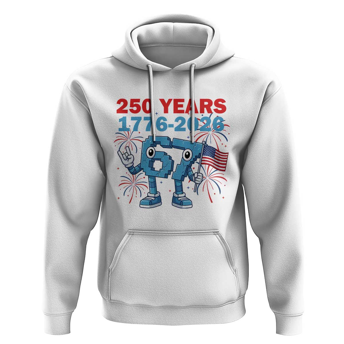 250th America Anniversary Hoodie Funny Italian Brainrot Meme 4th of July