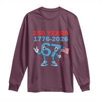 250th America Anniversary Long Sleeve Shirt Funny Italian Brainrot Meme 4th of July