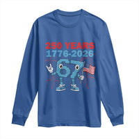 250th America Anniversary Long Sleeve Shirt Funny Italian Brainrot Meme 4th of July