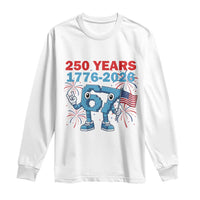 250th America Anniversary Long Sleeve Shirt Funny Italian Brainrot Meme 4th of July