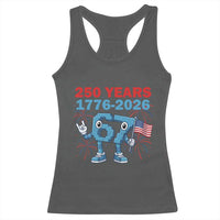 250th America Anniversary Racerback Tank Top Funny Italian Brainrot Meme 4th of July