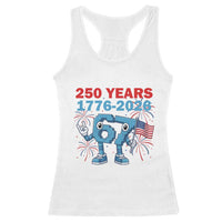 250th America Anniversary Racerback Tank Top Funny Italian Brainrot Meme 4th of July
