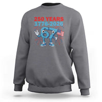 250th America Anniversary Sweatshirt Funny Italian Brainrot Meme 4th of July
