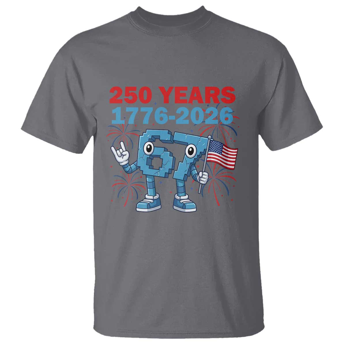 250th America Anniversary T Shirt Funny Italian Brainrot Meme 4th of July