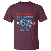 250th America Anniversary T Shirt Funny Italian Brainrot Meme 4th of July