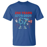 250th America Anniversary T Shirt Funny Italian Brainrot Meme 4th of July