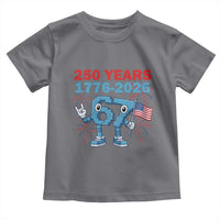 250th America Anniversary Toddler T Shirt Funny Italian Brainrot Meme 4th of July
